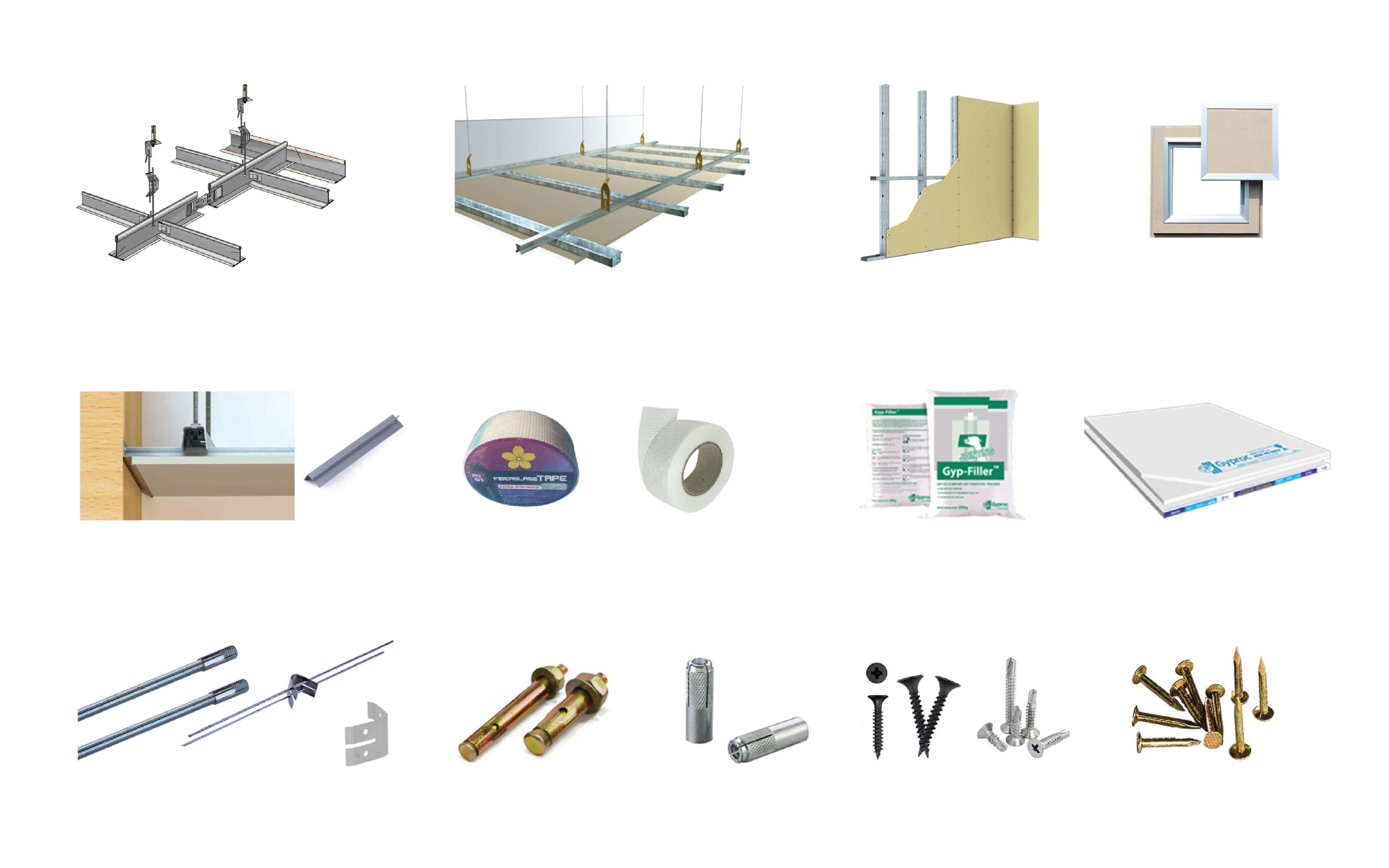 Tăng Đơ - Pát treo - Phụ Kiện Thạch Cao