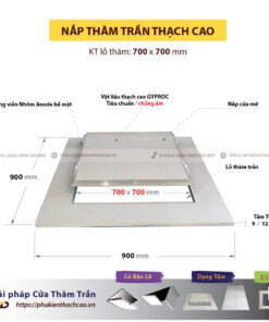 nắp thăm trần 700x700; nắp thăm trần thạch cao 700x700 mm; lỗ thăm trần 700x700; lỗ thăm trần thạch cao 700x700 mm; tấm thăm trần 700x700; tấm thăm trần thạch cao 700x700 mm; nắp thăm trần 700x700 tiêu chuẩn; nắp thăm trần 700x700mm tiêu chuẩn; nắp thăm trần 700x700 chống ẩm; nắp thăm trần 700x700mm chống ẩm;