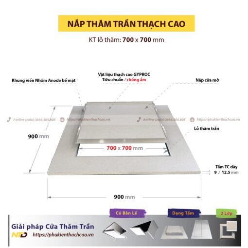 nắp thăm trần 700x700; nắp thăm trần thạch cao 700x700 mm; lỗ thăm trần 700x700; lỗ thăm trần thạch cao 700x700 mm; tấm thăm trần 700x700; tấm thăm trần thạch cao 700x700 mm; nắp thăm trần 700x700 tiêu chuẩn; nắp thăm trần 700x700mm tiêu chuẩn; nắp thăm trần 700x700 chống ẩm; nắp thăm trần 700x700mm chống ẩm;